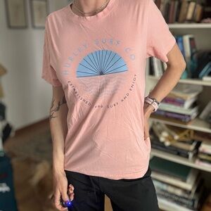 Hurley Peach Colored Graphic Tee